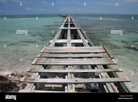 Higgs Beach pier: Key West, Florida Stock Photo - Alamy