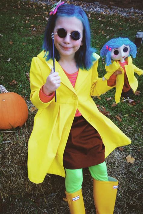 Coraline costume button eyes and coraline doll | Coraline costume, Coraline doll, Coraline