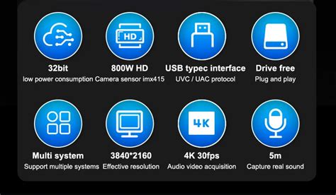 Rv1126 Industrial Imx377 Sensor 4k Support Uvc Protocol Mic Hd Face ...