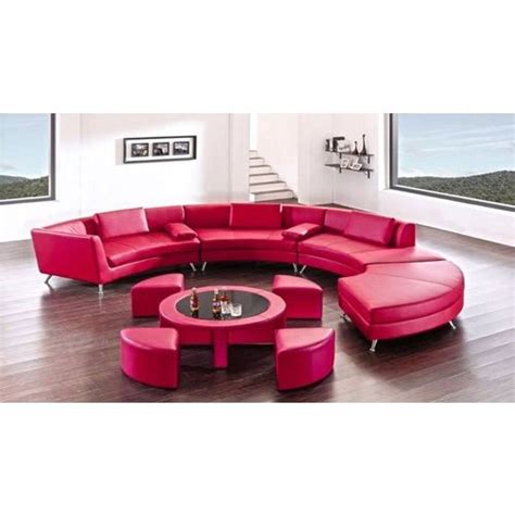 8 Seater Leather Round Sofa Set at Rs 5500/piece in Lucknow | ID ...