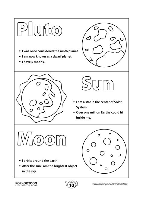 √ Dwarf Planets Coloring Pages