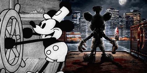 Mickey Mouse Torments Ferry Passengers in Steamboat Willie Horror Movie, First Look Released