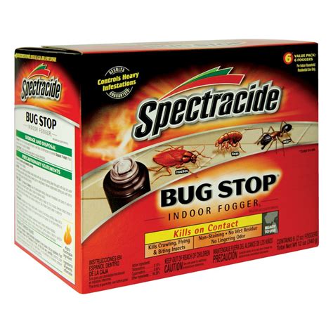 Spectracide 2-Ounce Bug Stop Indoor Fogger, Insect Killer, 6 Pack ...