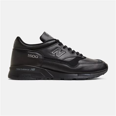 New Balance 1500 Black Leather - Made in UK M1500TK | More Sneakers