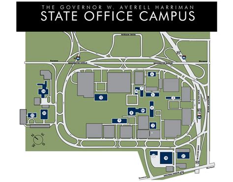 W. Averell Harriman State Office Campus Map