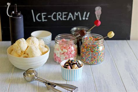 How to set up an Ice Cream Sundae Bar - The Kiwi Country Girl