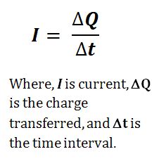 Electric current | Flashcards