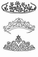 Princess Crowns coloring Page  Download Print Or Color Online For Free sketch template