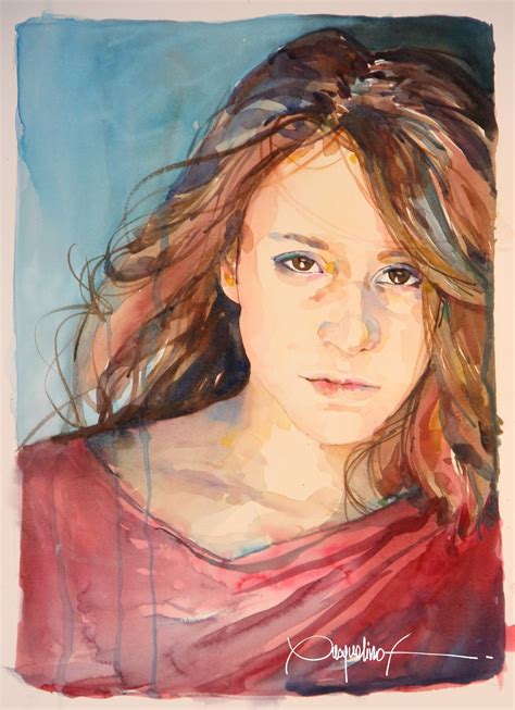 #portrait #watercolor #watercolour #aquarelle - pasqualino fracasso - www.pasqualinowatercolou ...