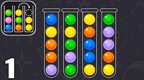 Color Ball Sort - Sorting Puzzle Game - Gameplay Walkthrough Part 1 All Levels 1-25 (Android ...