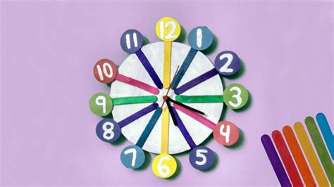 How to create Clock for your kids room | Crafts Videos for Kids | Jugnu ...