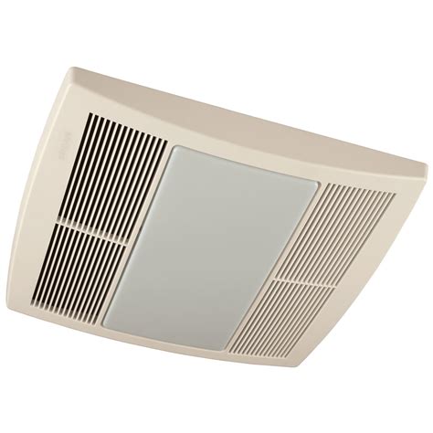 Broan QTR110L Ultra Silent Bath Fan, 110 CFM, White Grille - Built In ...