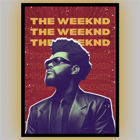 THE WEEKND Poster | For Music Lovers