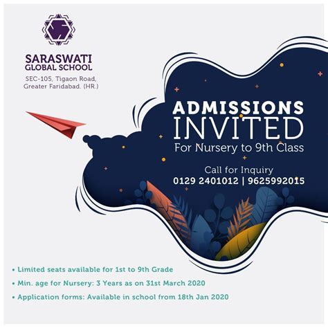 TOP BEST CBSE SCHOOL IN GREATER FARIDABAD - Saraswati Global School ...