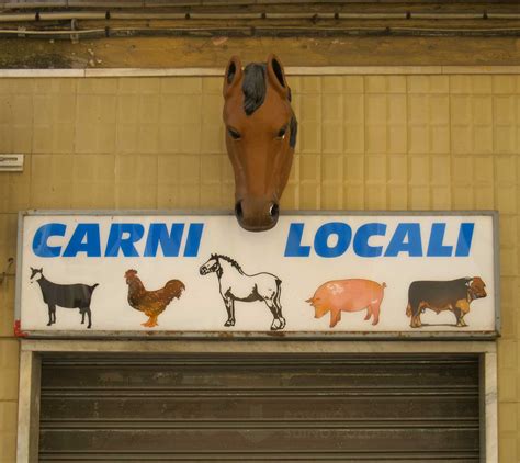 Horse meat butchers in Italy - Italian Notes