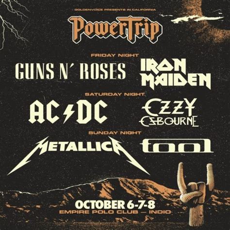 Power Trip Announces 2023 Lineup Featuring AC/DC, Iron Maiden, Ozzy Osbourne and More - mxdwn Music