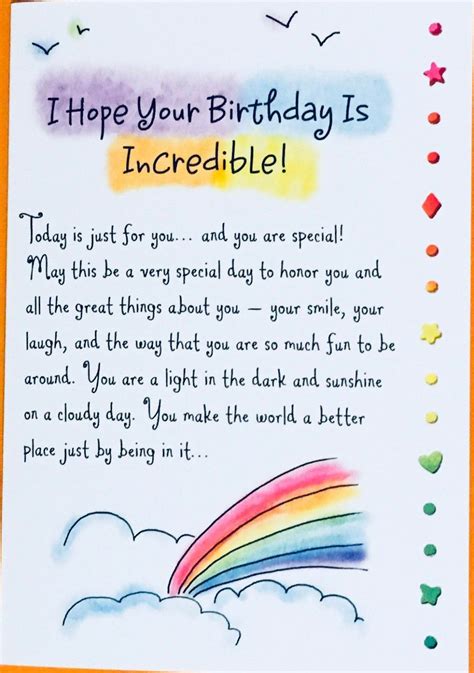 Happy Birthday Card Message | Happy birthday wishes quotes, Birthday ...