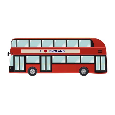 London double Decker red bus. Vector il — Stock Vector © leonido #1101245