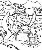 Neopets Colouring Sketch Coloring Page sketch template