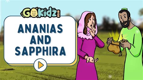 Ananias and Sapphira | Bible story - Clip Art Library