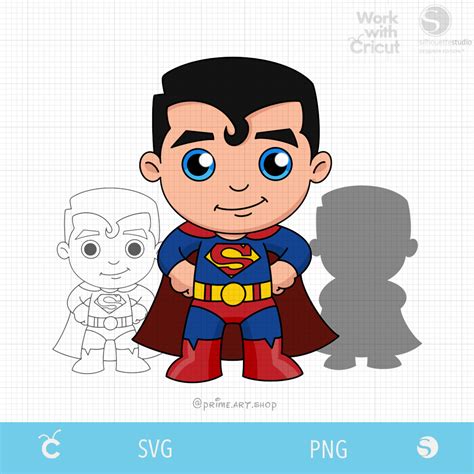 How To Draw Chibi Superman