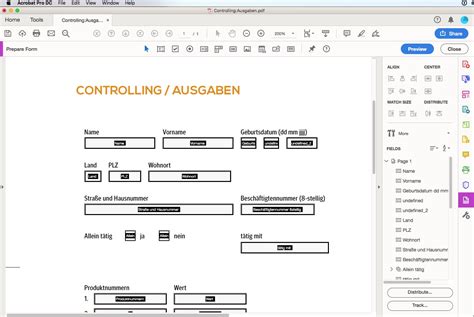 How to create interactive PDF forms via Word or free tools