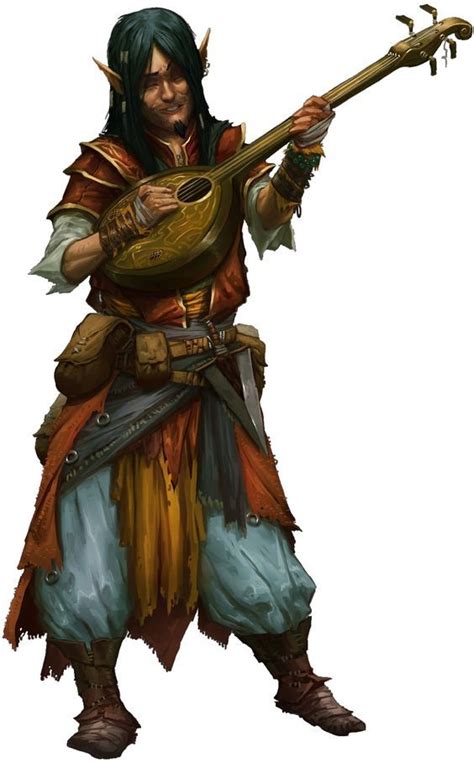 Rede Social – Pinterest - Role Playing Game - NPC - Male Elf | Half elf bard, Dungeons and ...