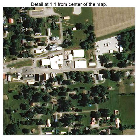 Aerial Photography Map of Marshall, IN Indiana