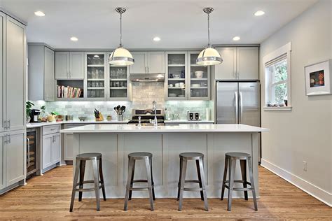 Portfolio | Light grey kitchens, Simple kitchen remodel, Grey kitchens