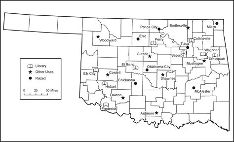 Oklahoma Cities with Carnegie Libraries