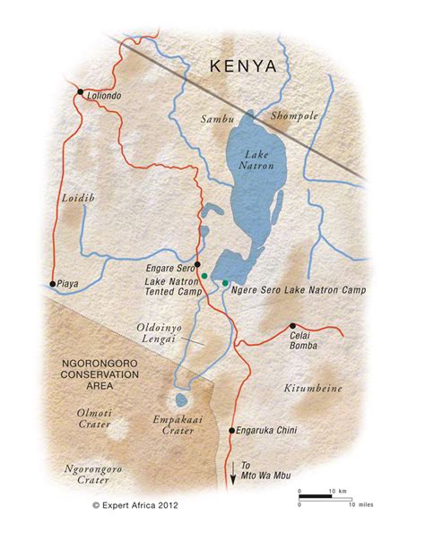 Lake natron tanzania map - lodquotes