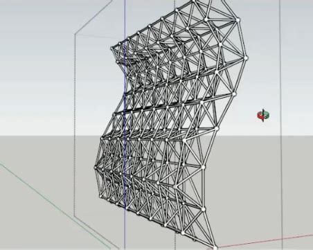 How to Make Space Frame Quickly on SketchUp [Video Tutorial] - bagus3d