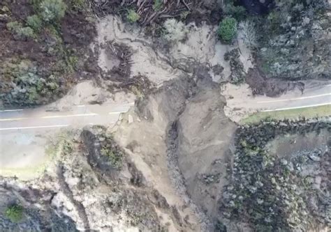 Mudslide damage near Big Sur is mind blowing [video]