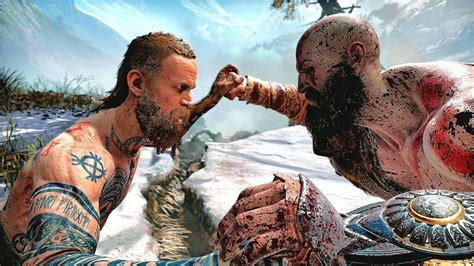 Kratos Vs Baldur - GOD OF WAR PS5 - YouTube