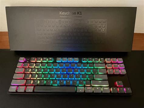 Keychron K1 Mechanical Keyboard w/ RGB Backlight for Mac and Windows, Computers & Tech, Parts ...