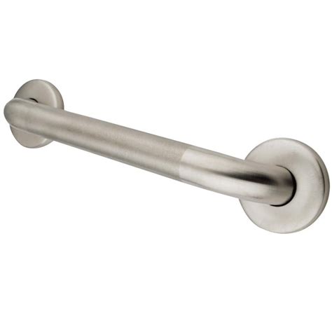 Kingston Brass Traditional 12 in. x 1-1/4 in. Grab Bar in Brushed ...