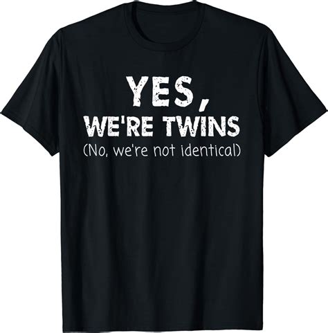 Twin Matching Brother Sister Twins Siblings Fraternal T-Shirt - Walmart.com