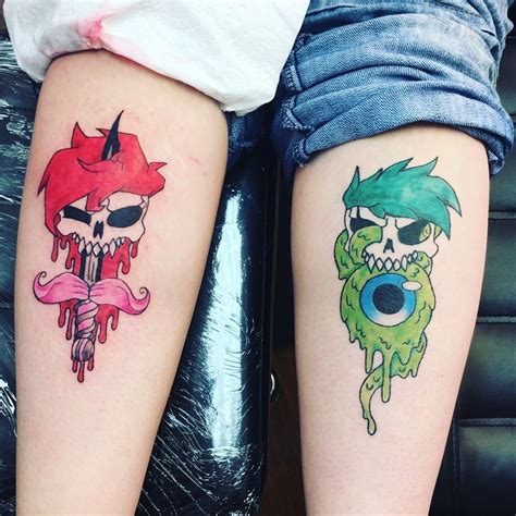 markiplier and jacksepticeye matching tattoos | Jacksepticeye tattoo, Matching tattoos, Emo tattoos