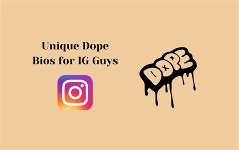 Brilliant Dope Bio for Instagram | Dope Captions for Instagram Bio