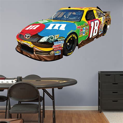 Kyle Busch #18 Car 2012 Wall Decal | Shop Fathead® for Kyle Busch Decor