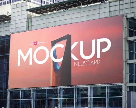 2 Billboard Free Mockups | Free Mockup | Billboard mockup, Billboard, Billboard design