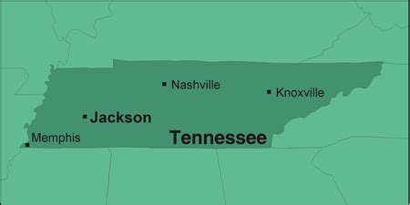 Where Is Jackson Tennessee On A Map | Coastal Map World