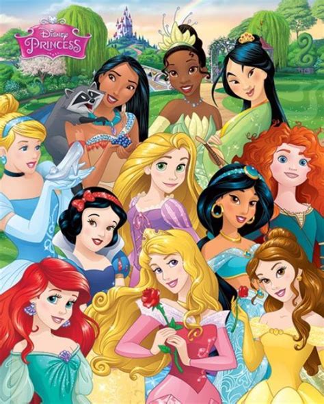 Disney Princess Prinsessen Poster 40x50cm | Disney prinsessen ...