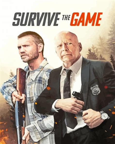 Survive The Game Movie Poster - 5D Diamond Painting - DiamondPaintings.Pro