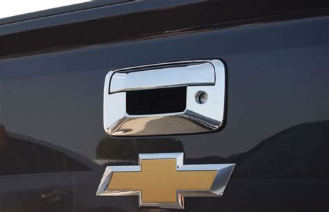 Chevrolet Silverado Chrome Tailgate Handle Cover, 1999, 2000, 2001, 2002, 2003, 2004, 2005, 2006 ...