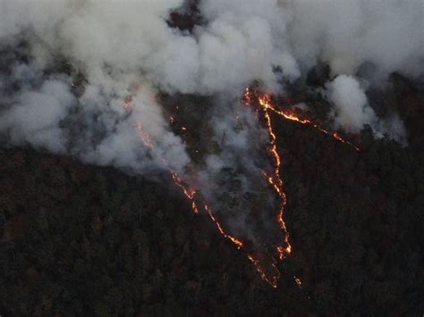 Wildfire in Nantahala National Forest grows: 677 acres, no containment