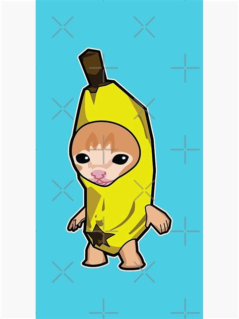 "Happy Happy Banana Cat meme" Poster for Sale by Rzera- | Redbubble