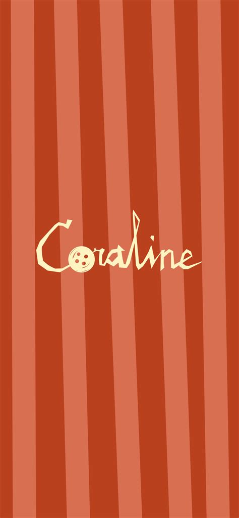 Coraline Logo Red Wallpapers - Red Aesthetic Wallpapers iPhone