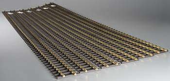 5' Straight (6) G Scale Brass Model Train Track #94660 by Bachmann (94660)