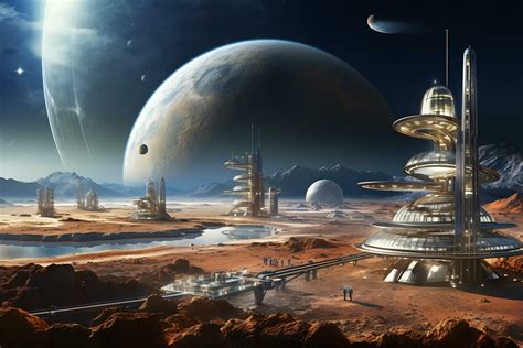 Future of space exploration from colonization 29895482 Stock Photo at Vecteezy